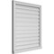 Ekena Millwork Vertical Surface Mount PVC Gable Vent: Functional, w/ 2"W x 2"P Brickmould Sill Frame, 30"W x 34"H GVPVE30X3403SF - alternate 5